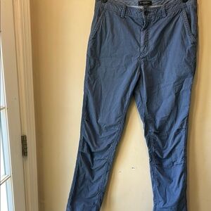Banana Republic Blue Chinos Lightweight Cotton Relaxed Fit